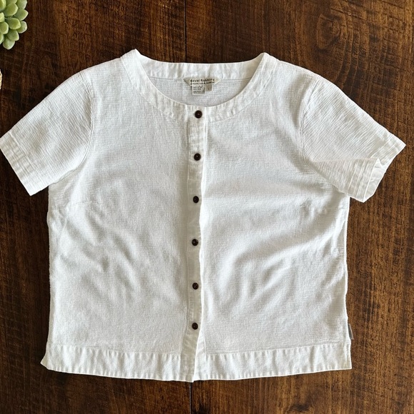 Robin Cotton Button Down Top